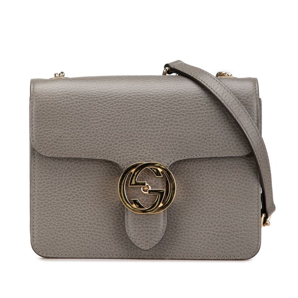 Pre Loved gucci Women Gray Crossbody Bags - Picture 1 of 8